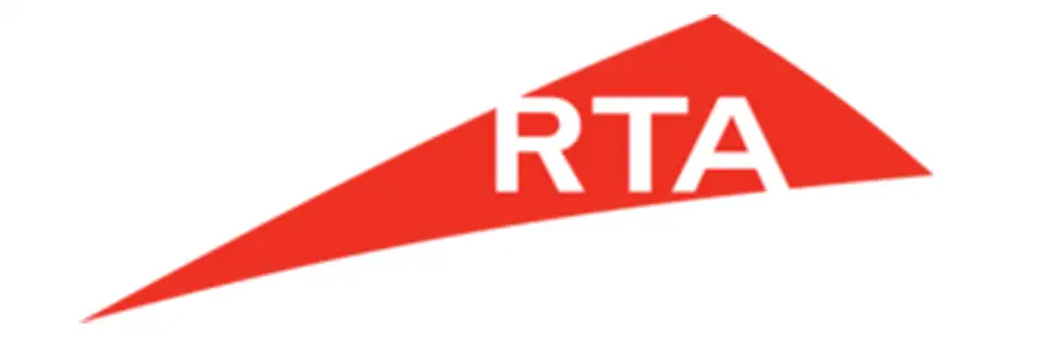 شعار RTA لمزاد دبي الإلكتروني الثالث والثمانين لأرقام اللوحات
